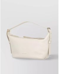 Fabiana Filippi - Pebbled Leather Shoulder Bag With Adjustable Strap - Lyst