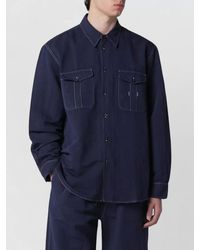 Studio Nicholson - Shirt Long Sleeves Collared Neck Chest Pockets - Lyst