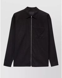 Prada - Shirt Long Sleeves Chest Pocket Button Cuffs - Lyst