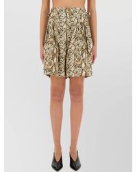 Isabel Marant - Linen Wide-Leg Short Shorts - Lyst