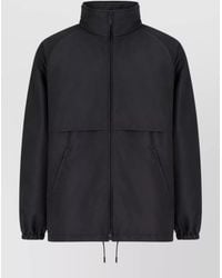 Saint Laurent - Polyester Zip-Up Windbreaker Jacket - Lyst