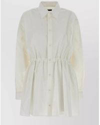 Balenciaga - Poplin Shirt Dress - Lyst