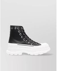 McQueen - Calf Leather Ankle Boots - Lyst