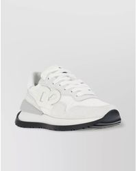 DSquared² - Two-Tone Suede And Nylon Low-Top Sneakers - Lyst