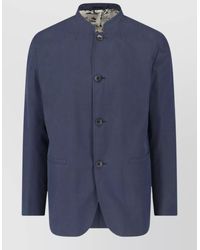 Paul Smith - Stand Collar Jacket Long Sleeves Single Vent - Lyst