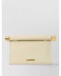Jacquemus - Rond Carré Leather Shoulder Flap Bag - Lyst