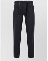 Eleventy - Wool Blend Trousers Side And Back Pockets - Lyst