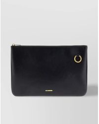 Jil Sander - Soft Tangle Leather Crossbody Bag - Lyst
