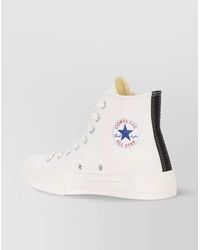 COMME DES GARÇONS PLAY - Canvas High-Top Sneakers - Lyst