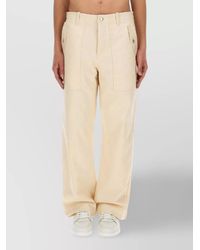 Maison Kitsuné - Cotton Loose-Fit Trousers - Lyst