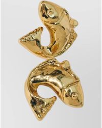 Jacquemus - Poisson Fish Sculptural Shape Hoop Earrings - Lyst