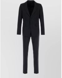 Prada - Wool Blend Tailored Suit Notch Lapel - Lyst