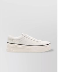 Jil Sander - Suede Low-Top Sneakers - Lyst