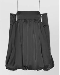 ROTATE BIRGER CHRISTENSEN - Bubble Hem Mini Dress Off Shoulder - Lyst