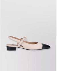 CAREL PARIS - Slingback Square Toe Ballerina Shoes - Lyst