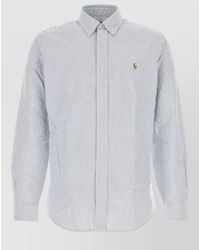 Polo Ralph Lauren - Oxford Shirt Striped Pattern Button Down Collar - Lyst