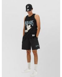 3.PARADIS - Bermuda Shorts Mesh Logo Detail Pockets - Lyst