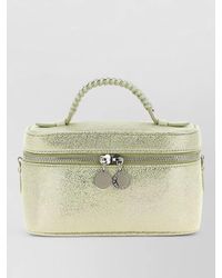 Stella McCartney - Vanity Falabella Crossbody Bag Metallic Chain Handle - Lyst
