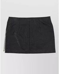 Alexander Wang - Leather Mini Skirt - Lyst