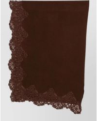 Ermanno Scervino - Cashmere Stole Lace Detailing Lightweight Design - Lyst