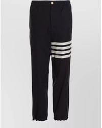 Thom Browne - Wool Straight-Leg Track Pants - Lyst