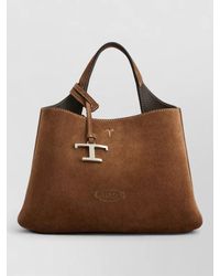Tod's - T Timeless Micro Leather Tote Bag - Lyst
