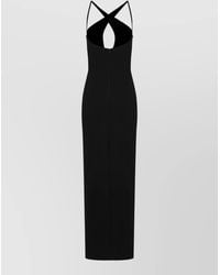 Monot - Sleeveless V-Neck Maxi Dress - Lyst