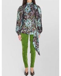 Gucci - Printed Silk Twill Shirt - Lyst