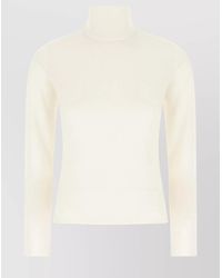 Max Mara - Cashmere Sweater With Long Sleeves And Turtleneck - Lyst