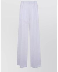 Semicouture - Johnny Linen Trousers Side Pockets - Lyst