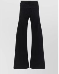 Balenciaga - Denim Flared Trousers - Lyst