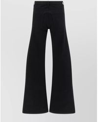 Balenciaga - Flared Leg Jeans With Pockets And Loops - Lyst