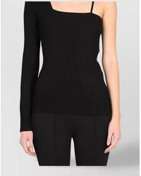 Helmut Lang - One-Shoulder Top - Lyst