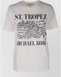 Michael Kors - Short Sleeve Crew Neck Graphic T-Shirt - Lyst