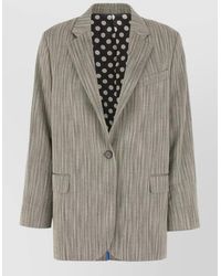 Paul Smith - Embroidered Stretch Viscose Blend Tailored Blazer - Lyst