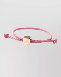 Miu Miu - Leather Woven Bracelet - Lyst
