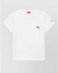 KENZO - Tiger Print Crew Neck T Shirt - Lyst