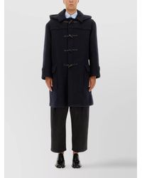 Maison Margiela - Wool Reversible Duffle Coat - Lyst