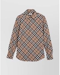 Burberry - Vintage Check Long-Sleeved Shirt - Lyst