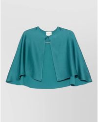 forte_forte - Satin Round Neck Shirt - Lyst