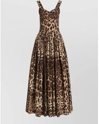 Dolce & Gabbana - Leo- Poplin Dress - Lyst