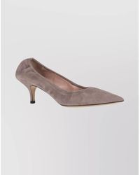 P.A.R.O.S.H. - Suede Leather Pumps - Lyst