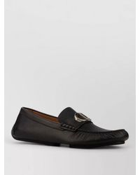 Dior - Loafers Round Toe Metal Hardware Detail - Lyst