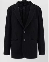 MM6 by Maison Margiela - Virgin Wool Single-Breasted Blazer - Lyst