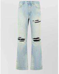 Amiri - Cotton Straight-Leg Flared Jeans - Lyst