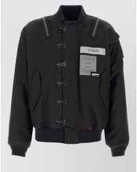 Yohji Yamamoto - Denim Neighborhood Bomber Jacket Graphic Patches - Lyst