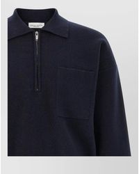 Roberto Collina - Merino Wool Knit Polo Long Sleeve - Lyst