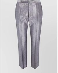 SAPIO - Cropped Denim Trousers - Lyst