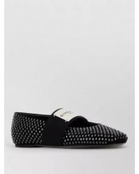 Givenchy - Suede Square Loafers Flat Sole Studded - Lyst