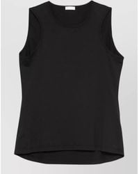Roberto Collina - Cotton Tank Top Round Neck Sleeveless - Lyst